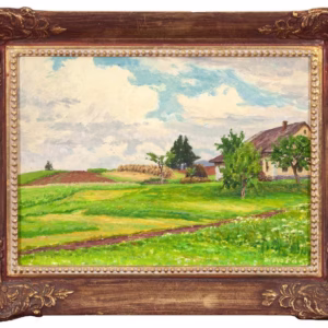 Bohuslav Dvořák (1867-1951) Letní den na vsi 1920
