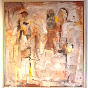 Zbyněk Novotný (1950) Olejomalba, koláž na plátně .